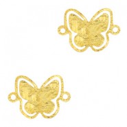 Metal Bohemian connector Butterfly Gold